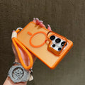 0070 Samsung Galaxy Magnetic Case – Translucent Shockproof Cover with Lanyard, Fits S26/S25/S24 Ultra, Plus, FE, A Series