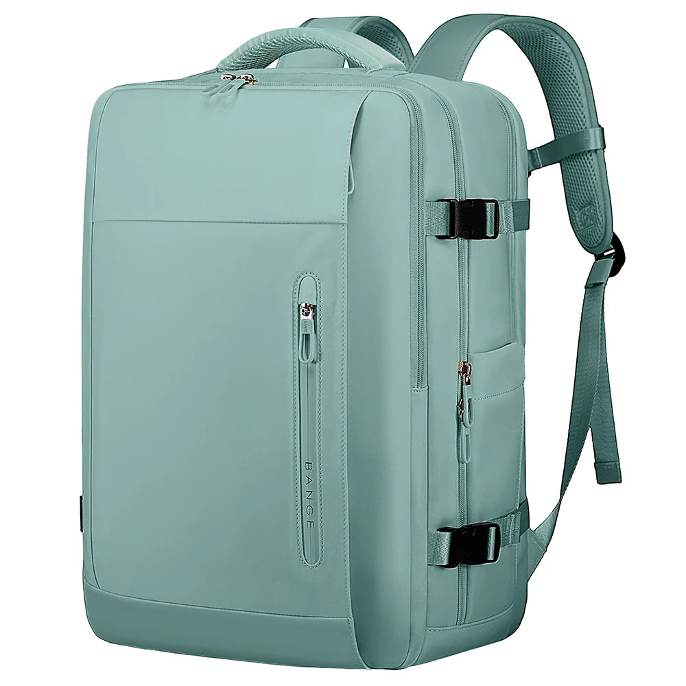 0018 BANGE Laptop Backpack – Waterproof 15.6 Inch Bag with USB Charging, Business & Travel