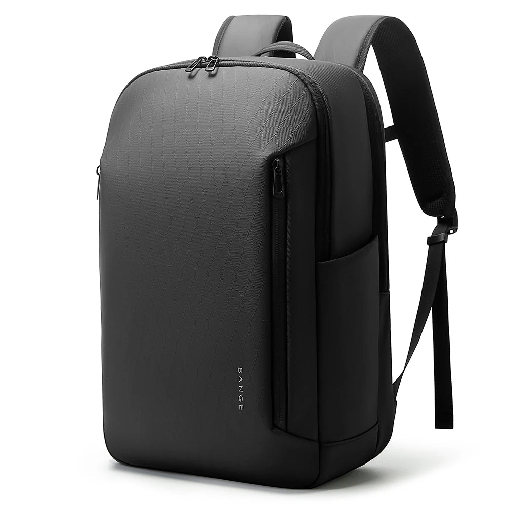 0053 BANGE Casual Backpack – Waterproof 15.6 Inch Laptop Bag, Multi-Pocket Travel & School Rucksack with YKK Zippers