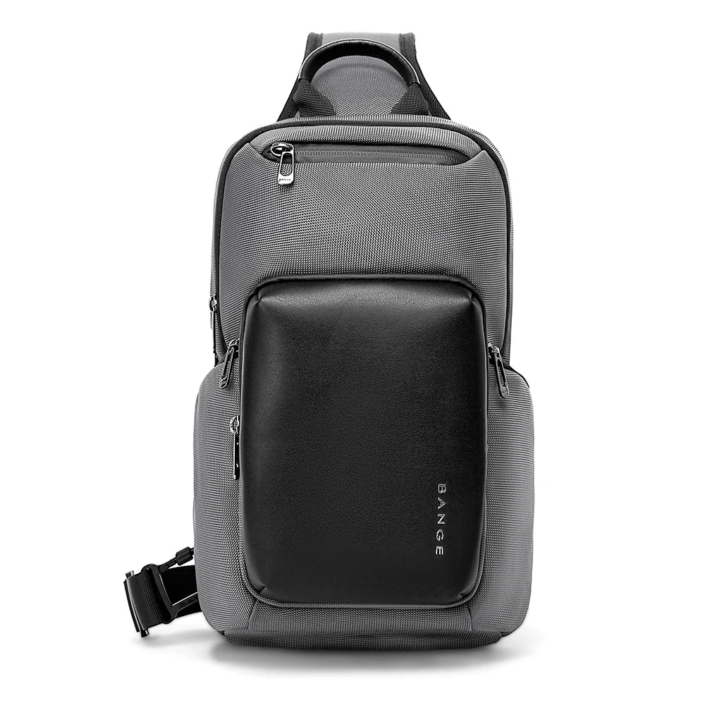 0051 BANGE Crossbody Bag – Waterproof Multifunction Sling Pack with Large Capacity