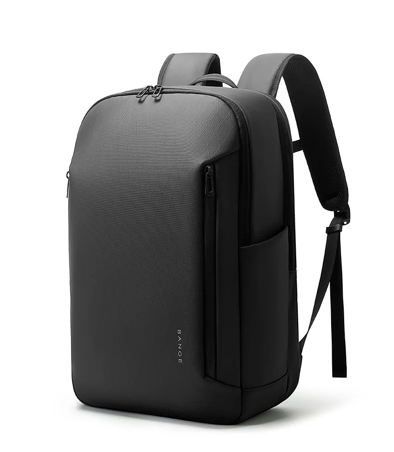 0053 BANGE Casual Backpack – Waterproof 15.6 Inch Laptop Bag, Multi-Pocket Travel & School Rucksack with YKK Zippers