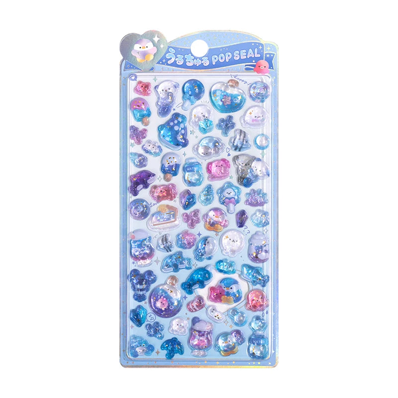 0117 Mini Japanese Style 3D Drop Relief Stickers – Cute Cartoon DIY Scrapbooking, Journaling, Stationery, Diary & School Decoration