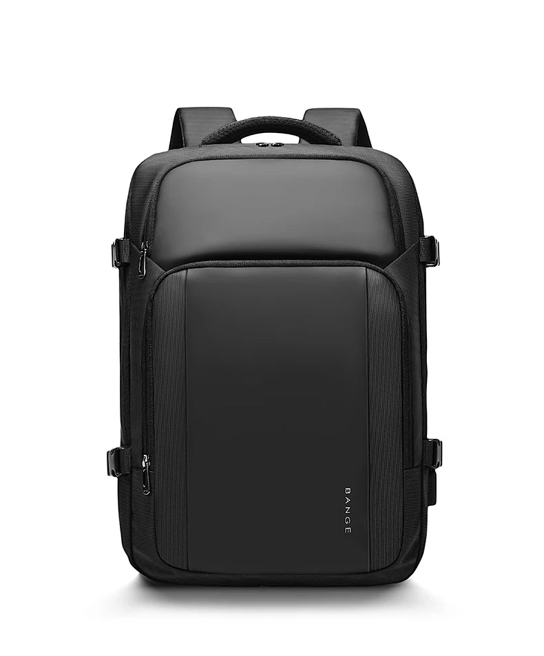0010 BANGE Travel Backpack – Waterproof 15.6 Inch Laptop Bag with USB Charging, Large Capacity for Men