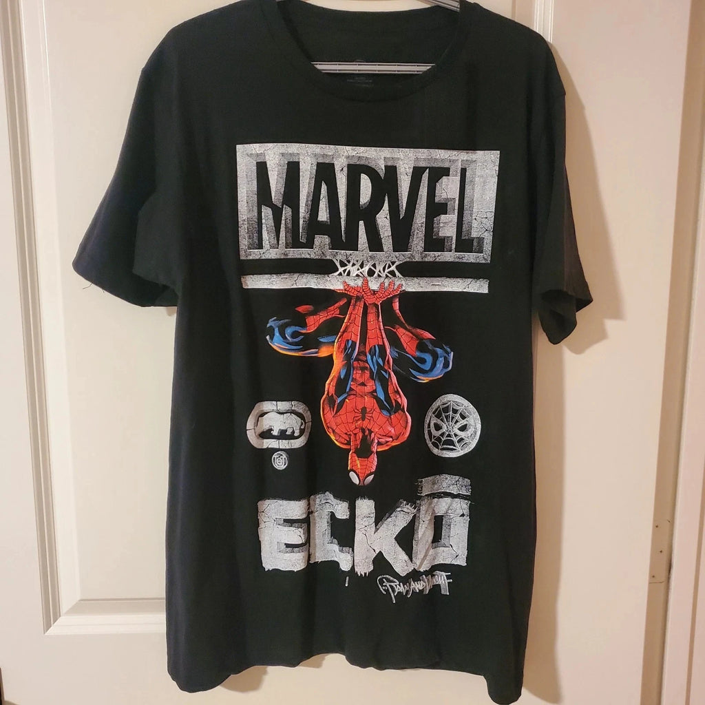 0085 Marvel Spider‑Man x Marc Ecko T‑Shirt – Retro Comic Graphic Tee, Men’s & Women’s Casual 2026 Collection