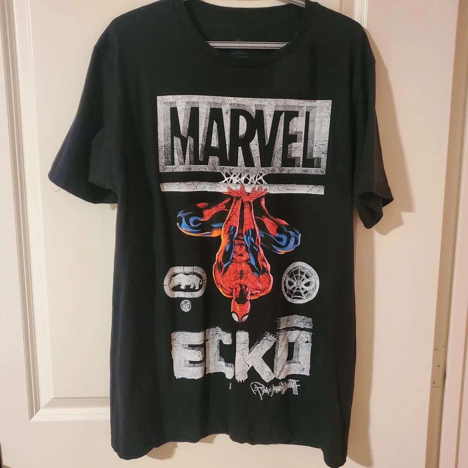 0085 Marvel Spider‑Man x Marc Ecko T‑Shirt – Retro Comic Graphic Tee, Men’s & Women’s Casual 2026 Collection