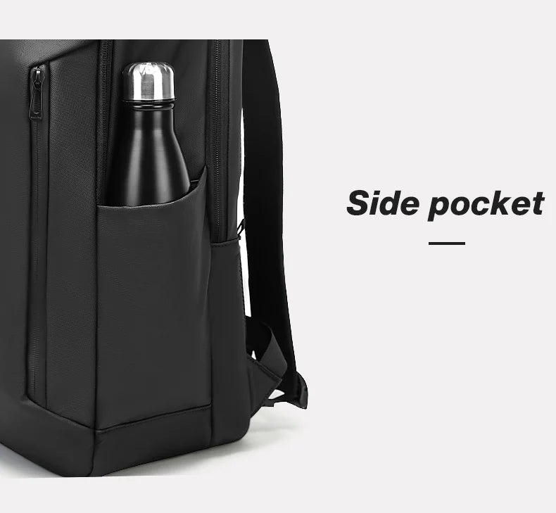0053 BANGE Casual Backpack – Waterproof 15.6 Inch Laptop Bag, Multi-Pocket Travel & School Rucksack with YKK Zippers