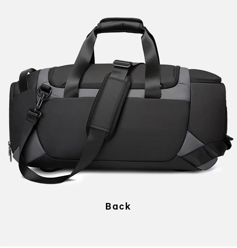 0017 BANGE Sports Gym Bag – Waterproof Duffel with Dry/Wet Separation for Men’s Fitness & Travel