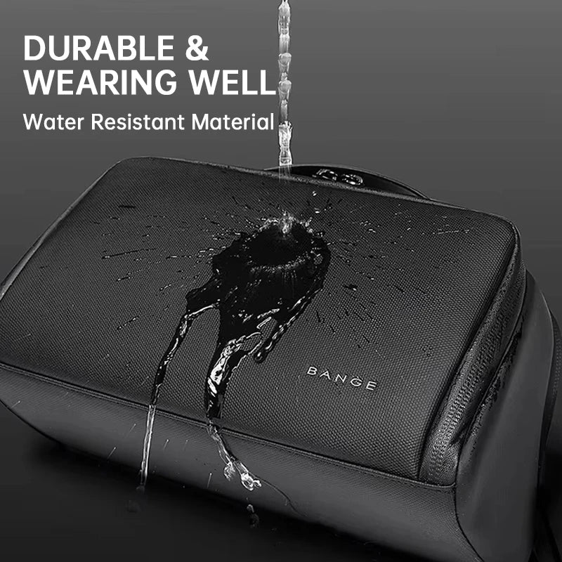 0013 BANGE Toiletry Bag – Waterproof Oxford Fabric Hanging Travel Organizer for Men & Women
