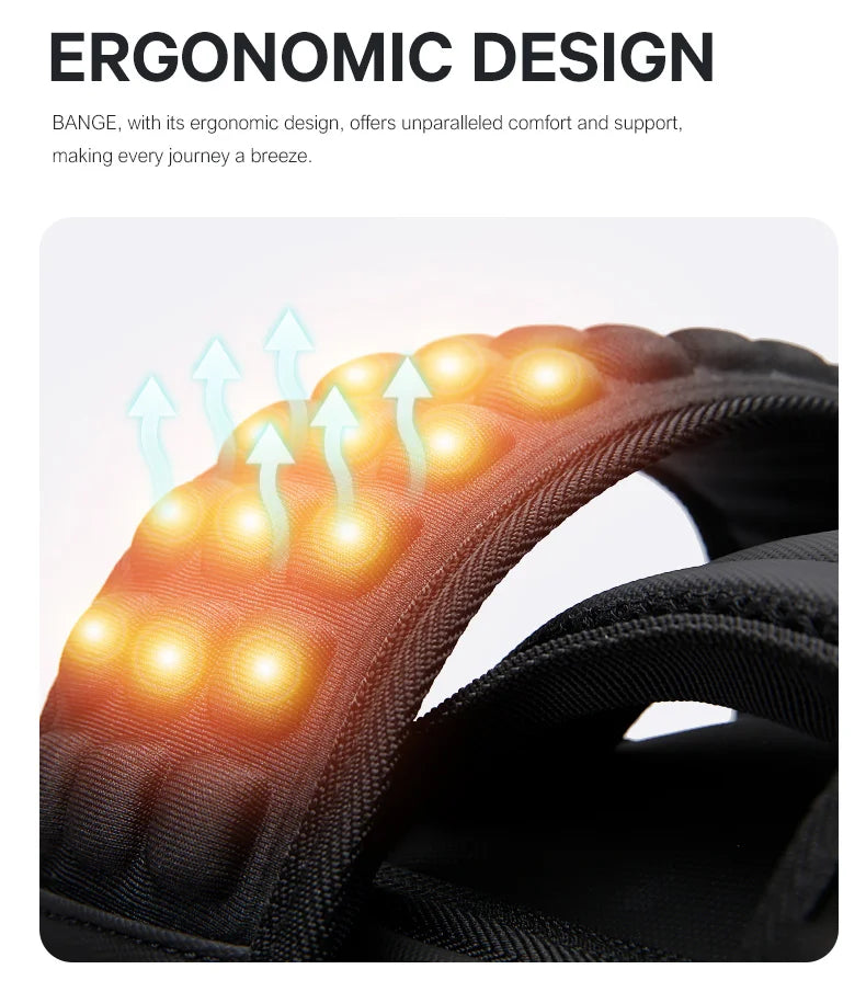 Big Big Bag #0036 - BANGE Expandable Travel Backpack – 17" Laptop, Vacuum Compression, Waterproof