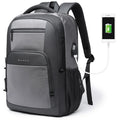 0055 BANGE Waterproof Backpack – 15.6 Inch Laptop Bag with USB Charging, Travel & School Rucksack for Men & Women