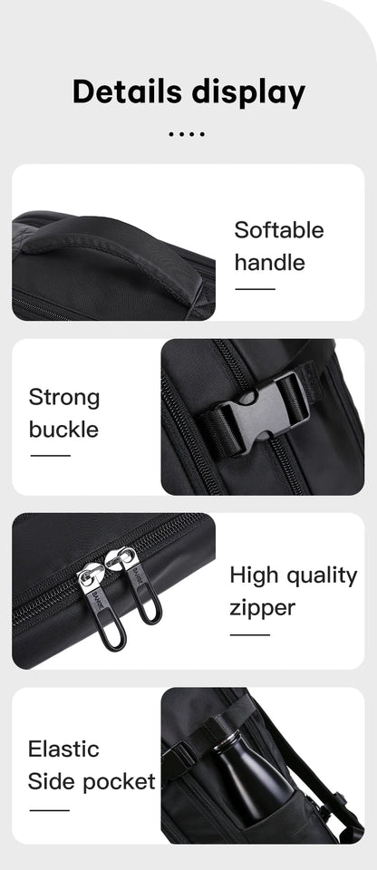 Big Big Bag #0018 - BANGE Waterproof Laptop Backpack – 15.6" USB Charging Business & Travel Bag for Men