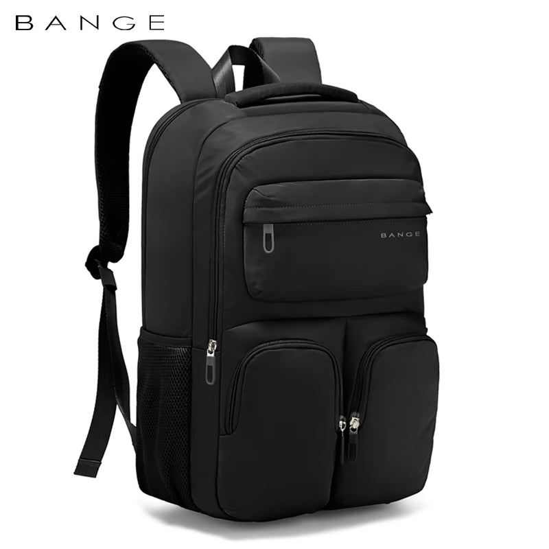 0032 BANGE Laptop Backpack – Waterproof 15.6 Inch Large Capacity Business & Travel Bag for Men & Women