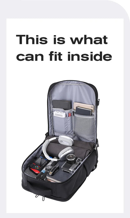 Big Big Bag #0018 - BANGE Waterproof Laptop Backpack – 15.6" USB Charging Business & Travel Bag for Men