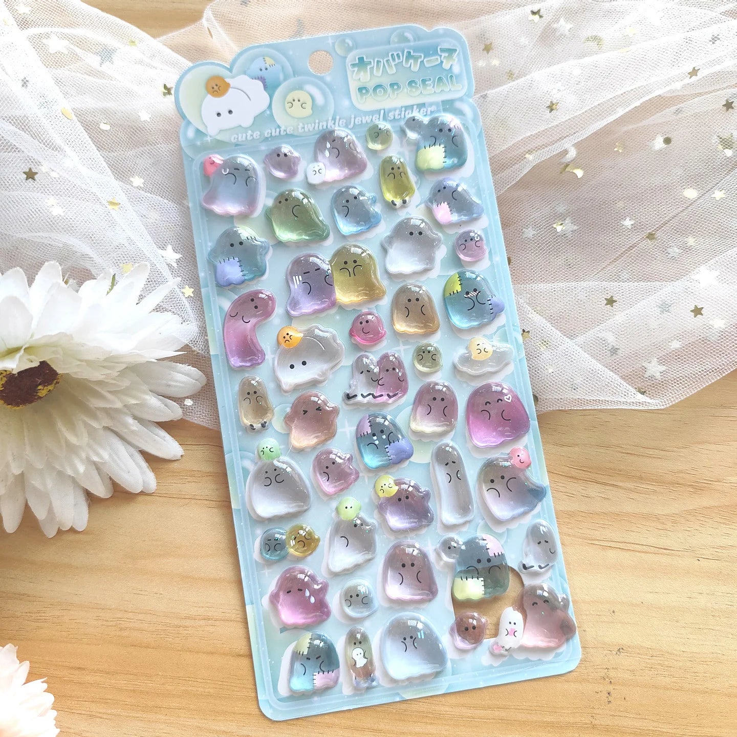 0117 Mini Japanese Style 3D Drop Relief Stickers – Cute Cartoon DIY Scrapbooking, Journaling, Stationery, Diary & School Decoration