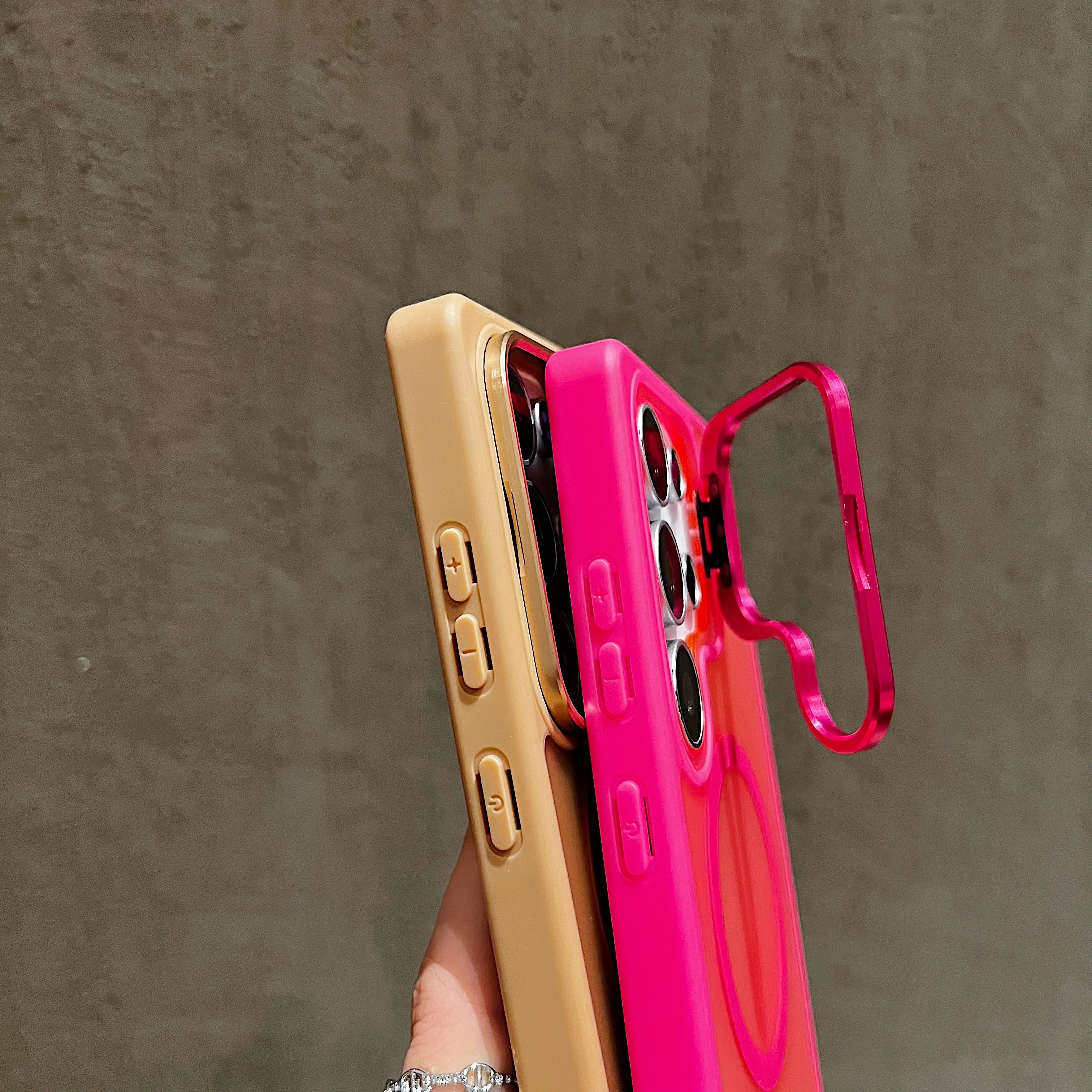 0070 Samsung Galaxy Magnetic Case – Translucent Shockproof Cover with Lanyard, Fits S26/S25/S24 Ultra, Plus, FE, A Series