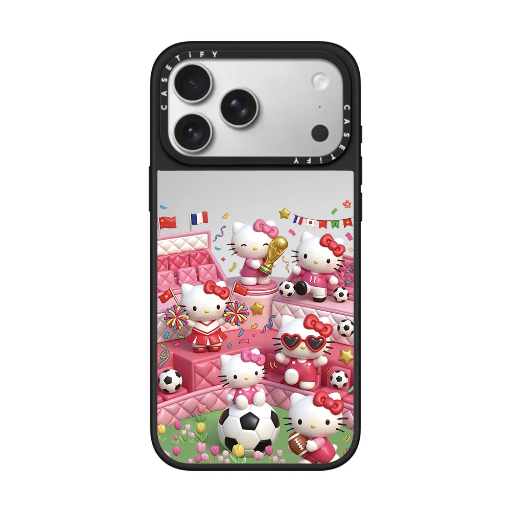 0126 Sanrio Soccer Series Phone Case – Hello Kitty, Cinnamoroll, Kuromi & My Melody by CASETiFY