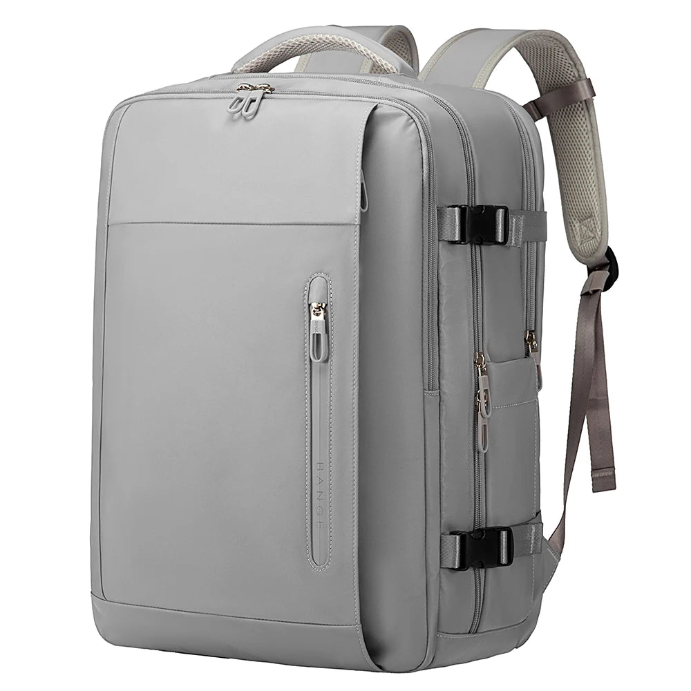 0018 BANGE Laptop Backpack – Waterproof 15.6 Inch Bag with USB Charging, Business & Travel