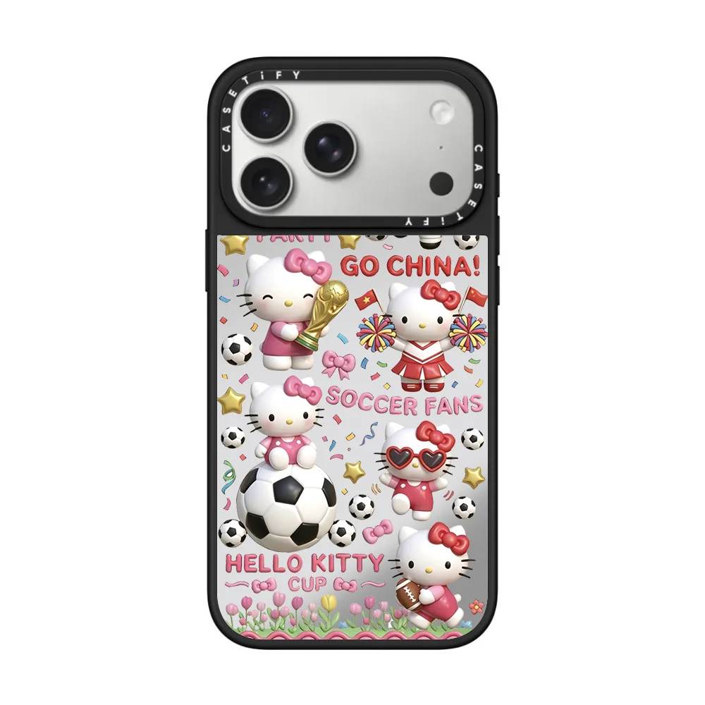 0126 Sanrio Soccer Series Phone Case – Hello Kitty, Cinnamoroll, Kuromi & My Melody by CASETiFY