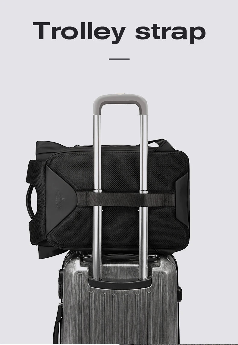0023 BANGE Business Laptop Backpack – Waterproof 15.6 Inch Multi‑Compartment Travel & Work Bag for Men & Women