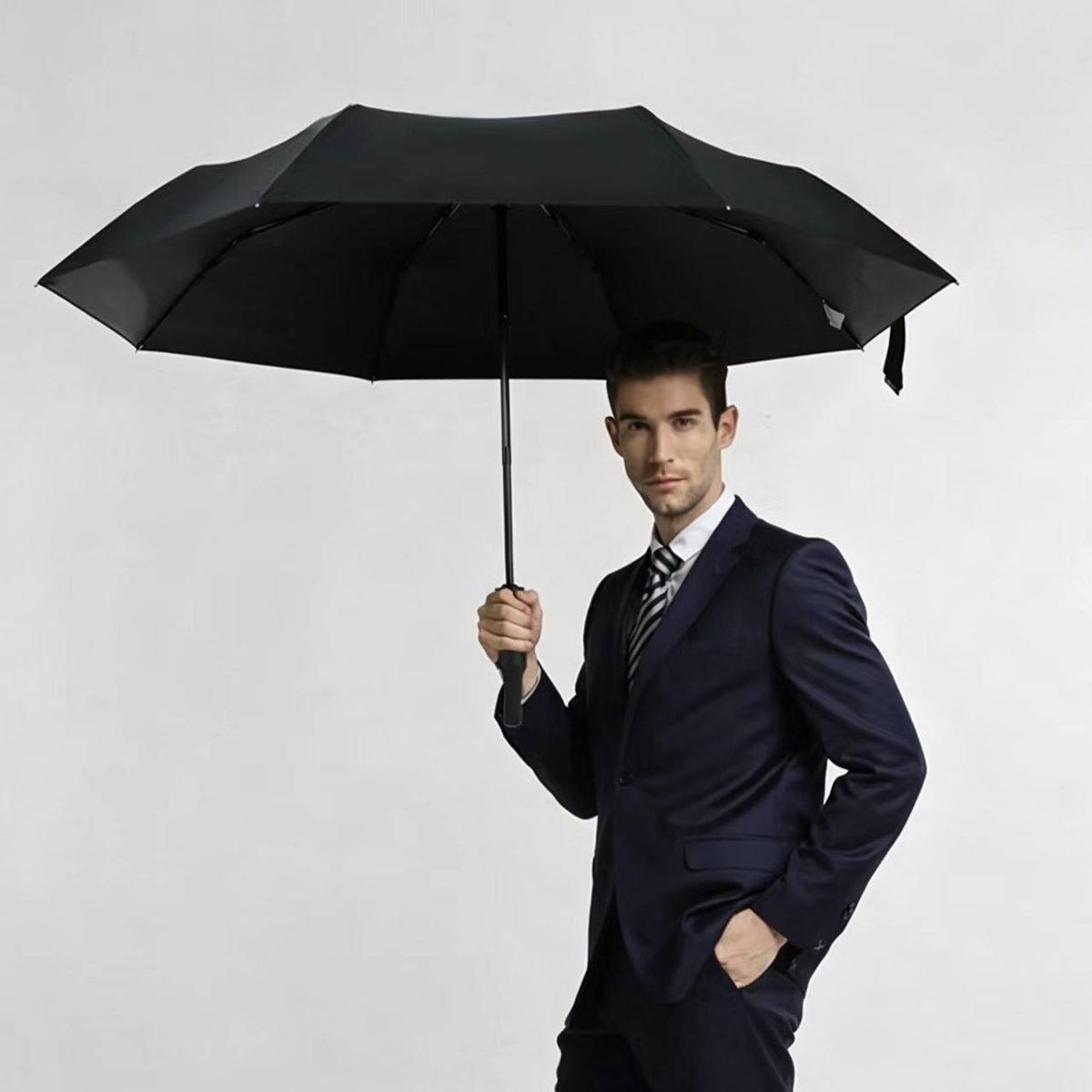 0140 Magic Waterproof Umbrella – Compact Folding Design with Hidden Cover