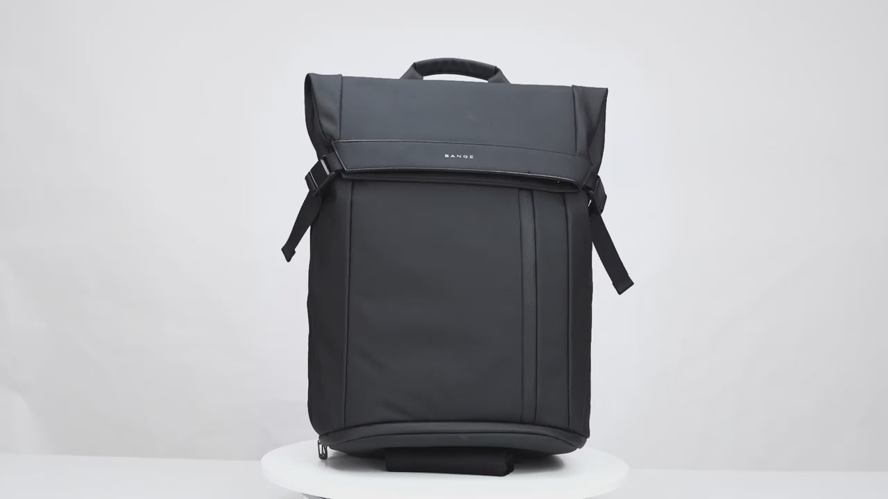0023 BANGE Business Laptop Backpack – Waterproof 15.6 Inch Multi‑Compartment Travel & Work Bag for Men & Women