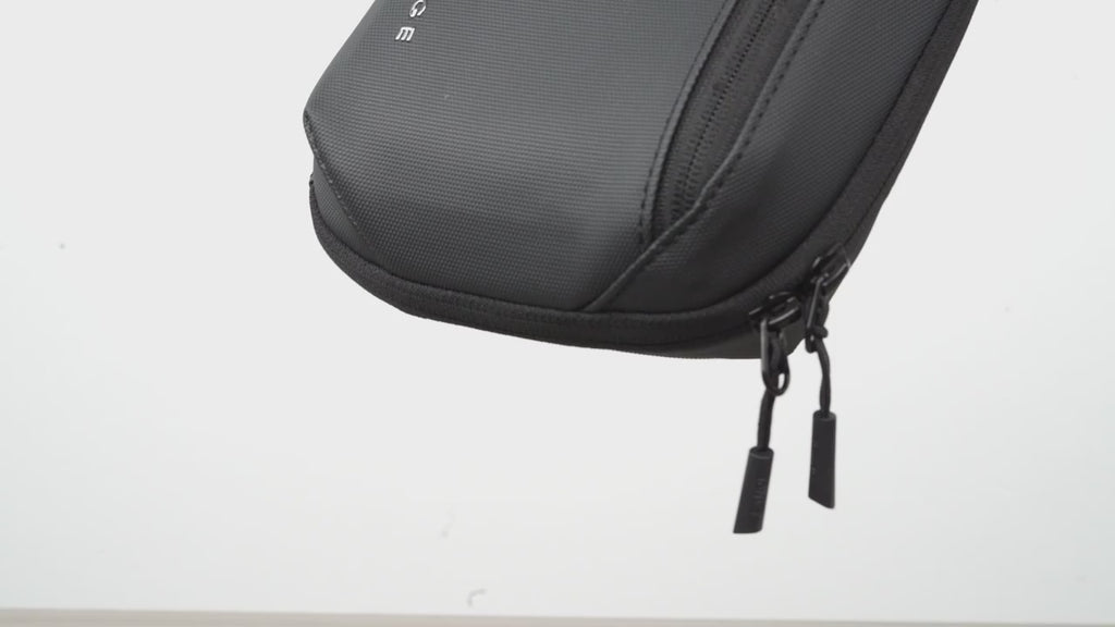 0059 BANGE Tech Pouch – Waterproof Oxford Multi-Layer Electronics Organizer Case, Portable Cable & Gadget Bag for Travel